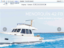 Tablet Screenshot of nauticcenter.net